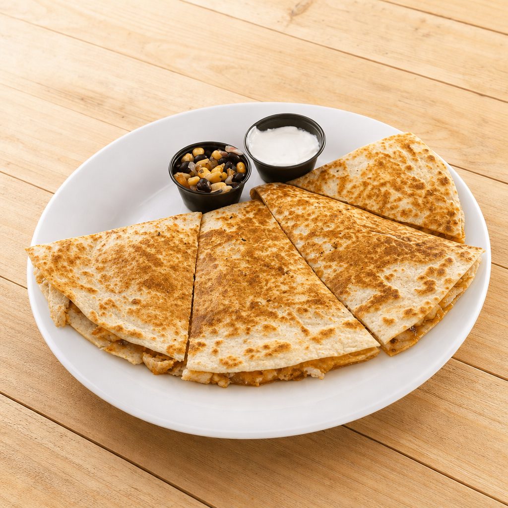 BBQ Chicken Quesadilla.