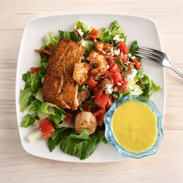 Mahi Trio Salad.