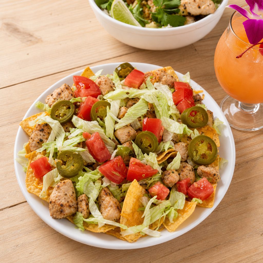 Chicken Nachos.