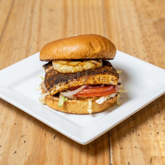 Blackened Mahi Sandwich.